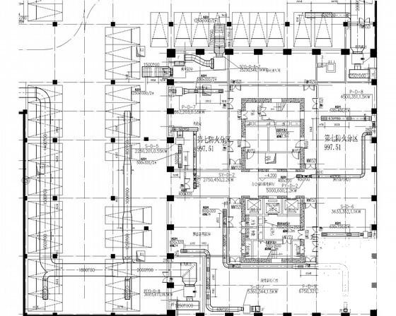 13万平综合区采暖通风防排烟系统设计CAD施工图纸（热风幕采暖建筑形式多）(柴油发电机房) - 1