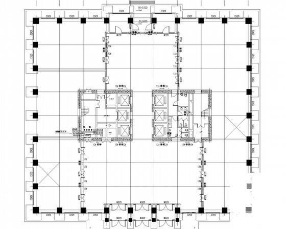 13万平综合区采暖通风防排烟系统设计CAD施工图纸（热风幕采暖建筑形式多）(柴油发电机房) - 2