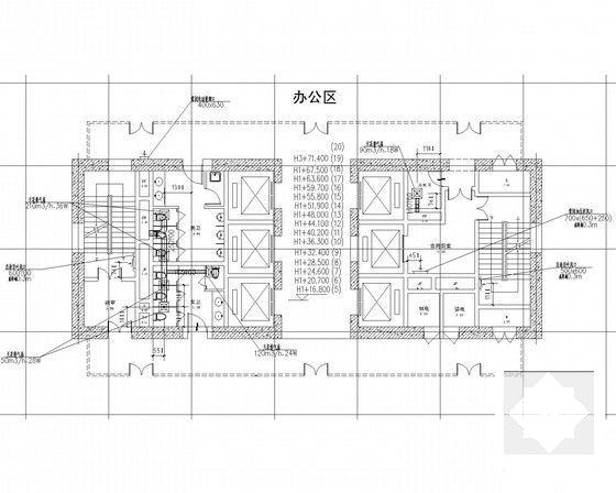 13万平综合区采暖通风防排烟系统设计CAD施工图纸（热风幕采暖建筑形式多）(柴油发电机房) - 4