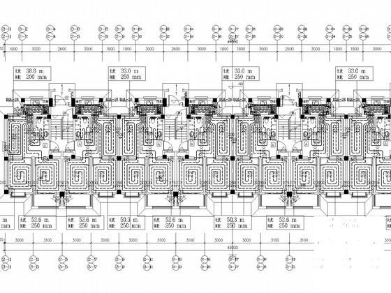 多层住宅商业楼采暖通风排烟系统设计CAD施工图纸（负荷计算） - 1