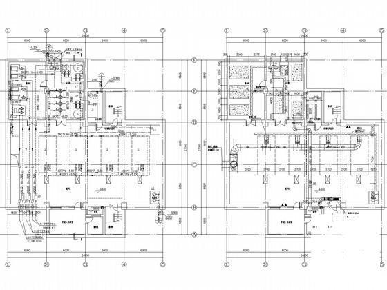 国内住宅区地下锅炉房建筑暖通系统设计CAD施工图纸 - 1
