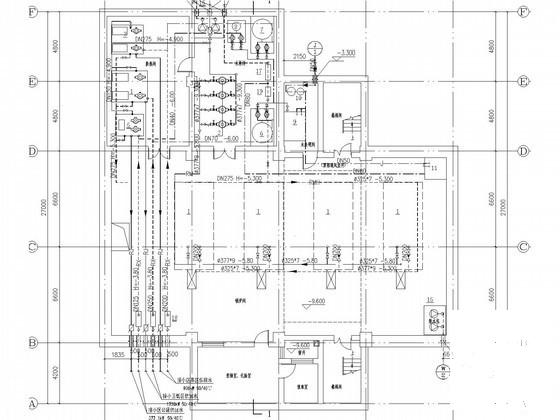 国内住宅区地下锅炉房建筑暖通系统设计CAD施工图纸 - 4