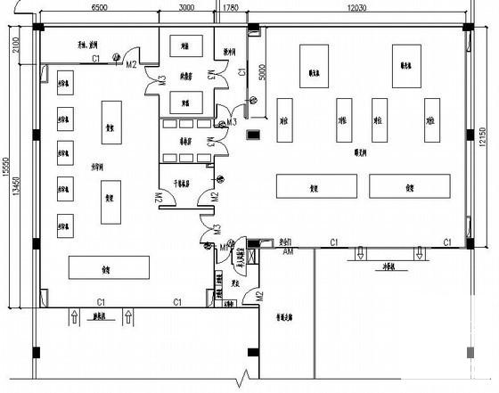 12层高档酒店空调通风CAD施工图纸(详细设计图纸较多)(风机盘管安装) - 1