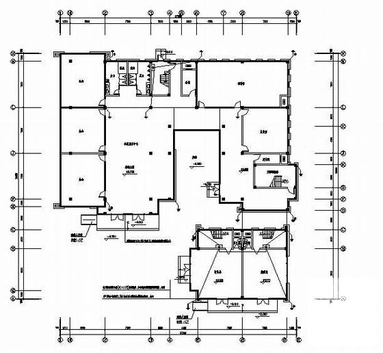 上3层综合楼电气CAD施工图纸（电气设计说明） - 4