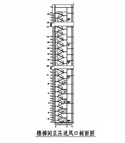 公寓式国际大酒店通风防排烟CAD施工图纸 - 5