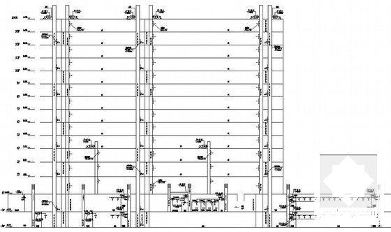 13层酒店综合楼空调通风设计CAD施工图纸(风机盘管安装) - 5
