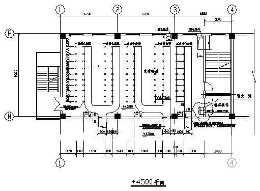 小型火电站电气CAD施工图纸（三级负荷）(循环水泵房) - 1