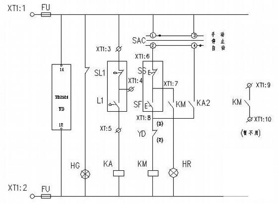 小型火电站电气CAD施工图纸（三级负荷）(循环水泵房) - 4