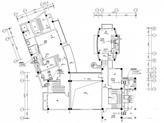 多套小型别墅建筑暖通空调系统设计CAD施工图纸（风冷模块多联机系统） - 2