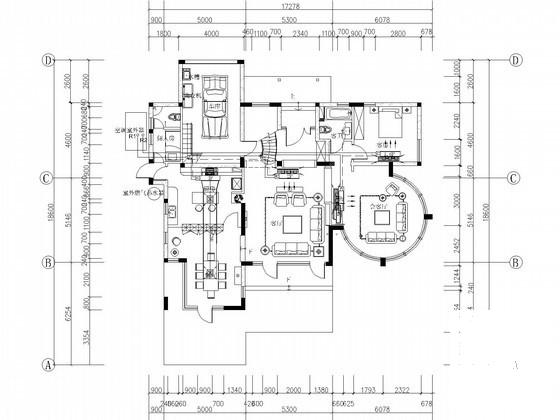 多套小型别墅建筑暖通空调系统设计CAD施工图纸（风冷模块多联机系统） - 3