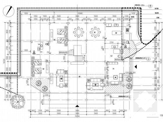 多套小型别墅建筑暖通空调系统设计CAD施工图纸（风冷模块多联机系统） - 4