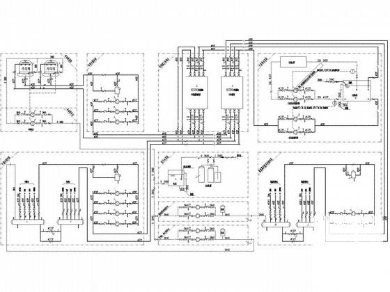 机场直燃机房暖通空调系统设计CAD施工图纸 - 1