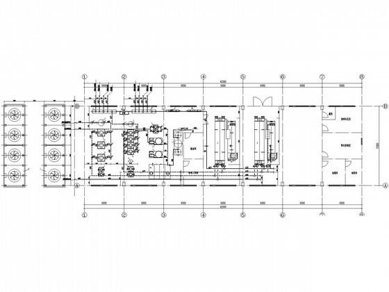 机场直燃机房暖通空调系统设计CAD施工图纸 - 3