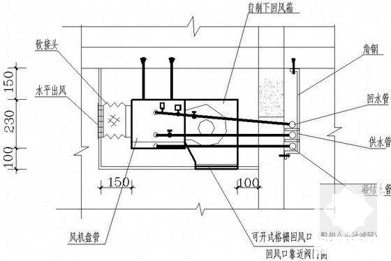 15层高档酒店空调通风设计CAD施工图纸(地下层防排烟) - 4