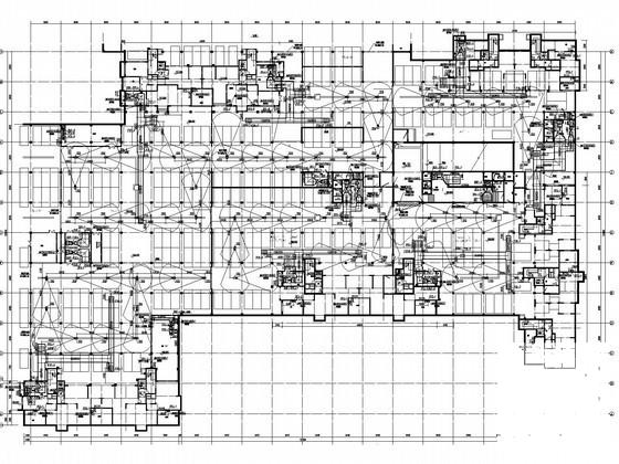 办公楼地库采暖通风系统设计CAD施工图纸 - 1