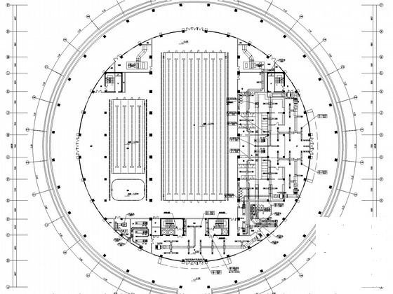 多层体育馆暖通空调及防排烟系统初设CAD图纸 - 2