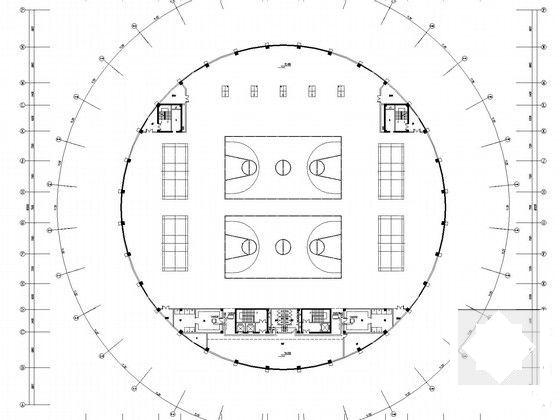多层体育馆暖通空调及防排烟系统初设CAD图纸 - 5