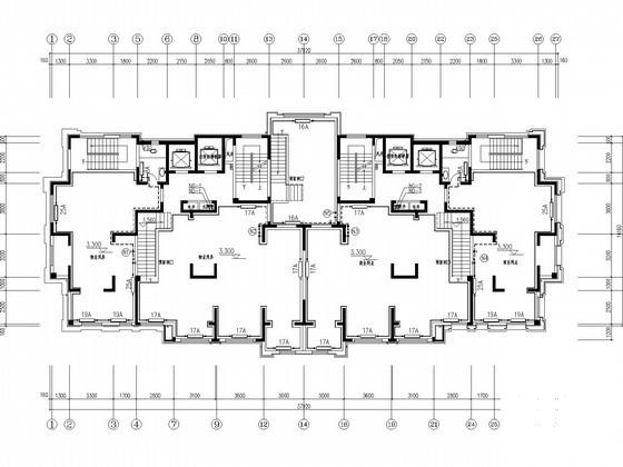 高层住宅楼采暖通风系统设计CAD施工图纸 - 3