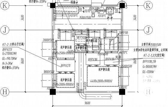 17层温泉酒店空调通风设计CAD施工图纸 - 5