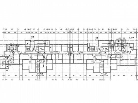 高层住宅楼建筑采暖通风系统设计CAD施工图纸（人防设计） - 3