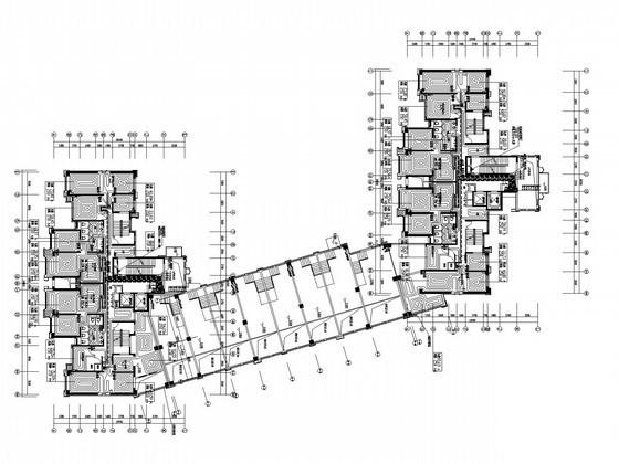 高层住宅楼小区采暖通风及防排烟系统设计CAD施工图纸 - 2