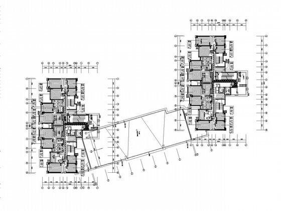 高层住宅楼小区采暖通风及防排烟系统设计CAD施工图纸 - 3
