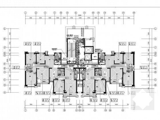 高层住宅楼小区采暖通风及防排烟系统设计CAD施工图纸 - 5