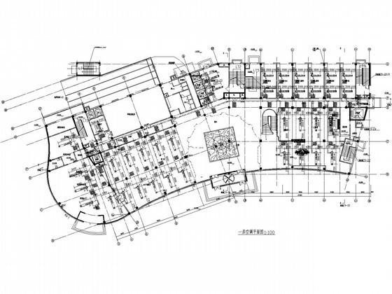 10层酒店办公综合楼空调设计CAD施工图纸 - 1