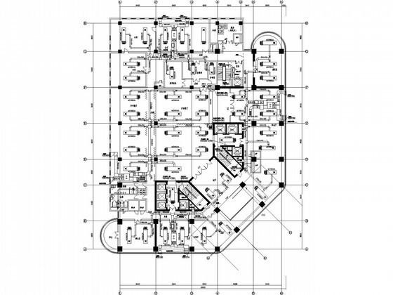 超高层酒店空调通风设计CAD施工图纸(动力、人防设计)(柴油发电机房) - 1