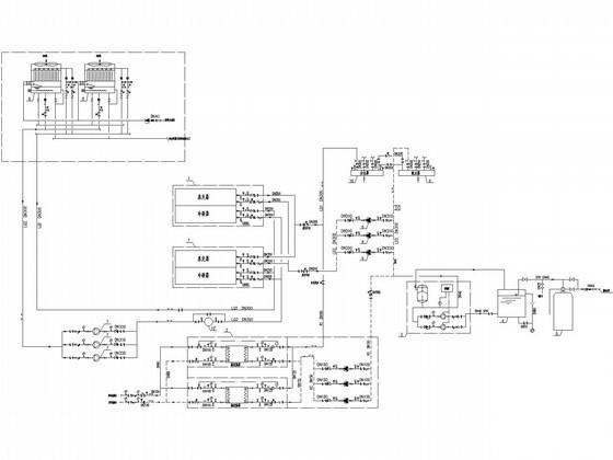 超高层酒店空调通风设计CAD施工图纸(动力、人防设计)(柴油发电机房) - 2