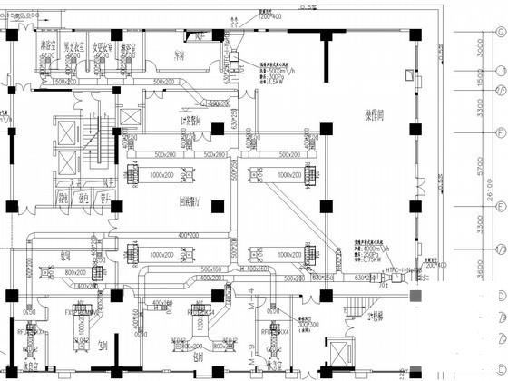 11层酒店通风空调系统设计平面CAD图纸 - 2