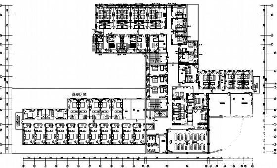9层小型酒店散热器采暖设计CAD施工图纸 - 1