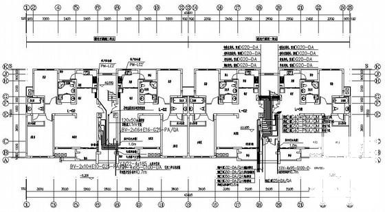 4层住宅楼工程电气CAD施工图纸（三级负荷） - 3