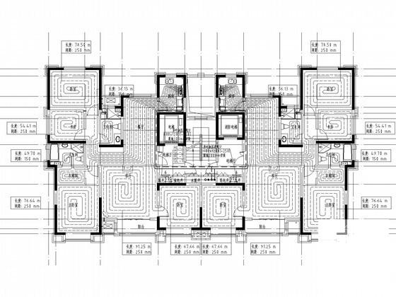 高层住宅楼小区采暖通风及防排烟系统设计CAD施工图纸(机械加压送风) - 1