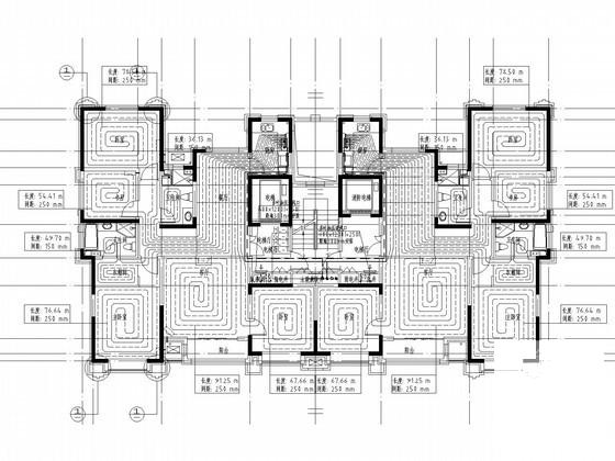 高层住宅楼小区采暖通风及防排烟系统设计CAD施工图纸(机械加压送风) - 2