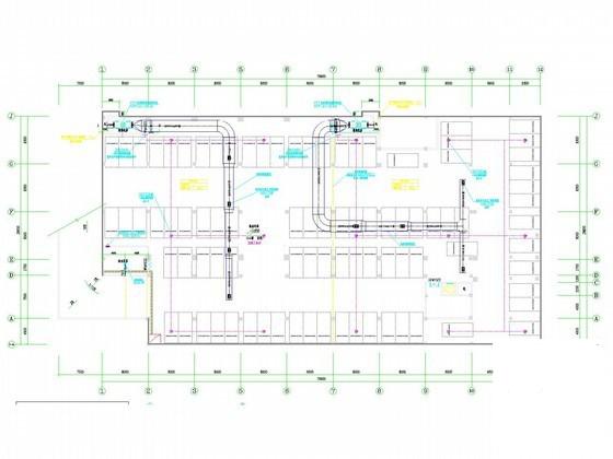多层教育建筑暖通系统设计CAD施工图纸 - 1
