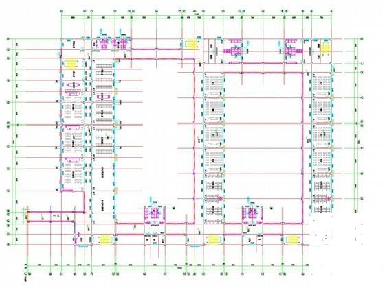 多层教育建筑暖通系统设计CAD施工图纸 - 3