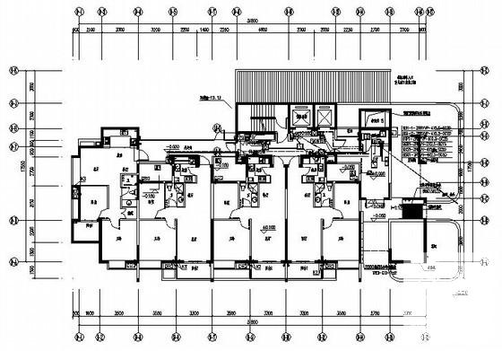 18层经济适用房电气消防CAD施工图纸（9号楼） - 1