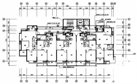 18层经济适用房电气消防CAD施工图纸（9号楼） - 2