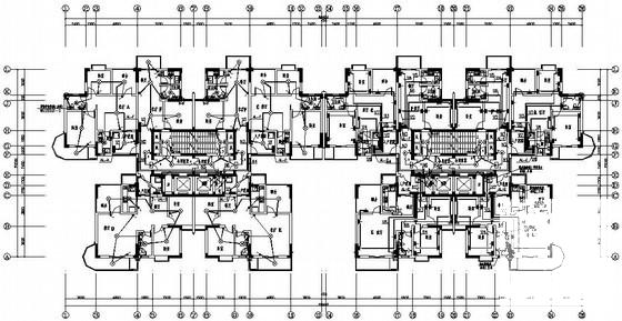 28层小区住宅楼电气CAD施工图纸（一级负荷） - 1