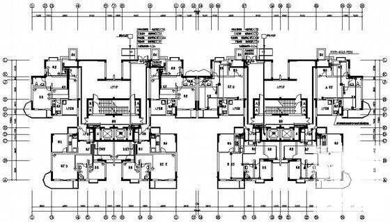 28层小区住宅楼电气CAD施工图纸（一级负荷） - 2