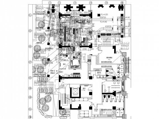 酒店改造项目空调通风CAD施工图纸 - 2