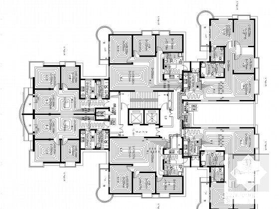 30层高层住宅楼建筑采暖通风系统设计CAD施工图纸 - 5