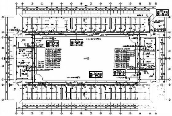 公司5层宿舍楼电气改造CAD施工图纸（三级负荷） - 1