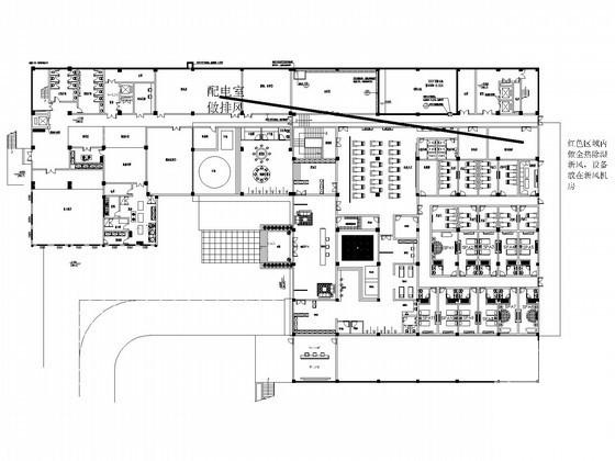 9层温泉酒店空调采暖系统设计CAD施工图纸（风冷热泵全热新风） - 1