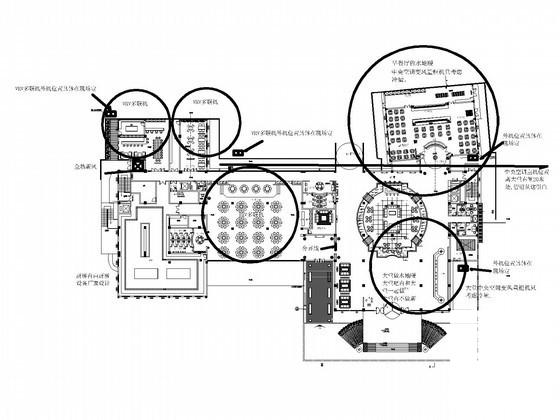 9层温泉酒店空调采暖系统设计CAD施工图纸（风冷热泵全热新风） - 4