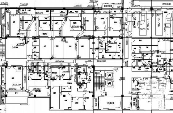 5层洁净厂房暖通空调工程设计CAD施工图纸 - 1