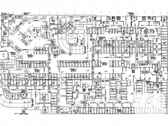 16层商业酒店式公寓通风排烟系统设计CAD施工图纸（人防设计） - 1