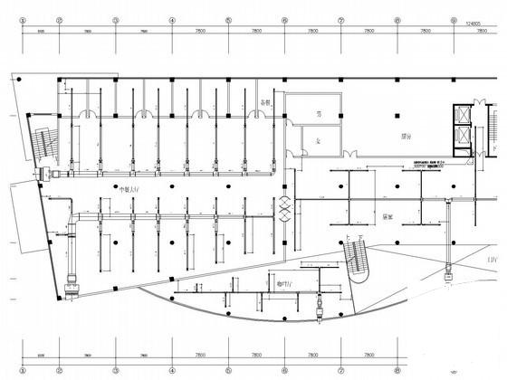 18层商务酒店通风空调系统设计CAD施工图纸（吊挂式空调机组） - 1