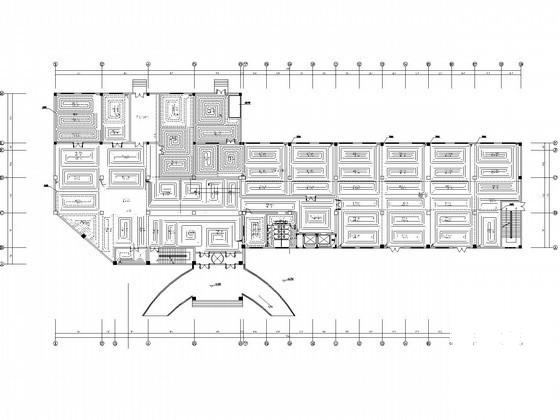 4层商务酒店采暖、防排烟及消防系统CAD施工图纸 - 1